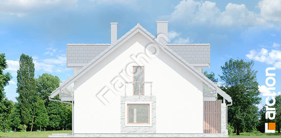 Elewacja boczna projekt dom w cyklamenach 3 b ver 3 e3f6a88abceb697084eafbb4864224c4  265