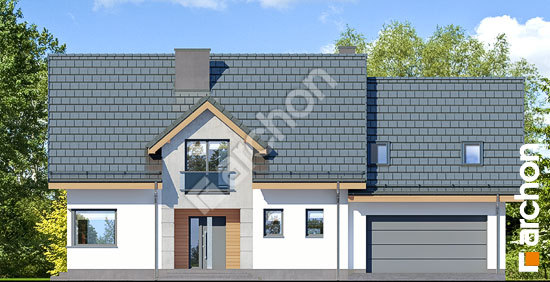 Elewacja frontowa projekt dom w srebrzykach 2 g2t fb396ee8cba52b820c7c406e7f65ac23  264