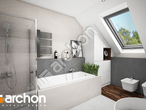 gotowy projekt Dom w srebrzykach 2 (G2T) Wizualizacja łazienki (wizualizacja 3 widok 2)