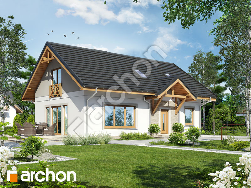 gotowy projekt Dom w arnice (PD) widok 2