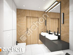 gotowy projekt Dom w dabecjach (PD) Wizualizacja łazienki (wizualizacja 3 widok 3)