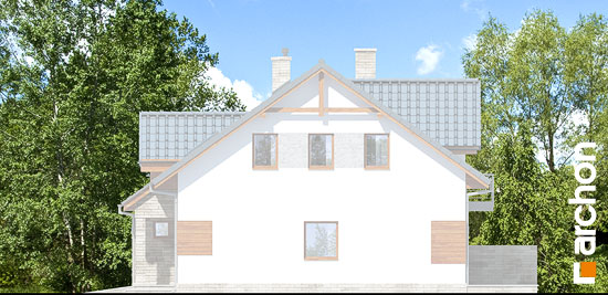 Elewacja boczna projekt dom w klematisach 10 ab d4aac4379dc5757832929b276888f29a  265