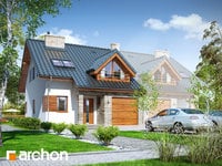 gotowy projekt Dom w klematisach 10 (AB) widok 1