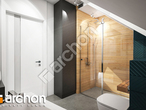 gotowy projekt Dom w borówkach (R2N) Wizualizacja łazienki (wizualizacja 3 widok 3)