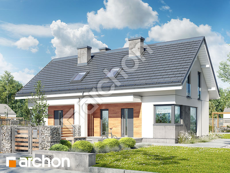 gotowy projekt Dom w borówkach (R2N) 