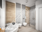 gotowy projekt Dom w modrzewnicy 2 (G2A) Wizualizacja łazienki (wizualizacja 3 widok 3)