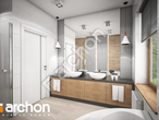 gotowy projekt Dom w modrzewnicy 2 (G2A) Wizualizacja łazienki (wizualizacja 3 widok 1)