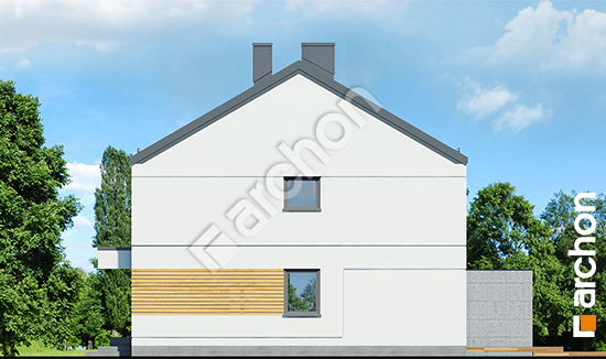 Elewacja boczna projekt dom w tunbergiach r2 ver 2 1e852027c6770837aea549d62f265065  265