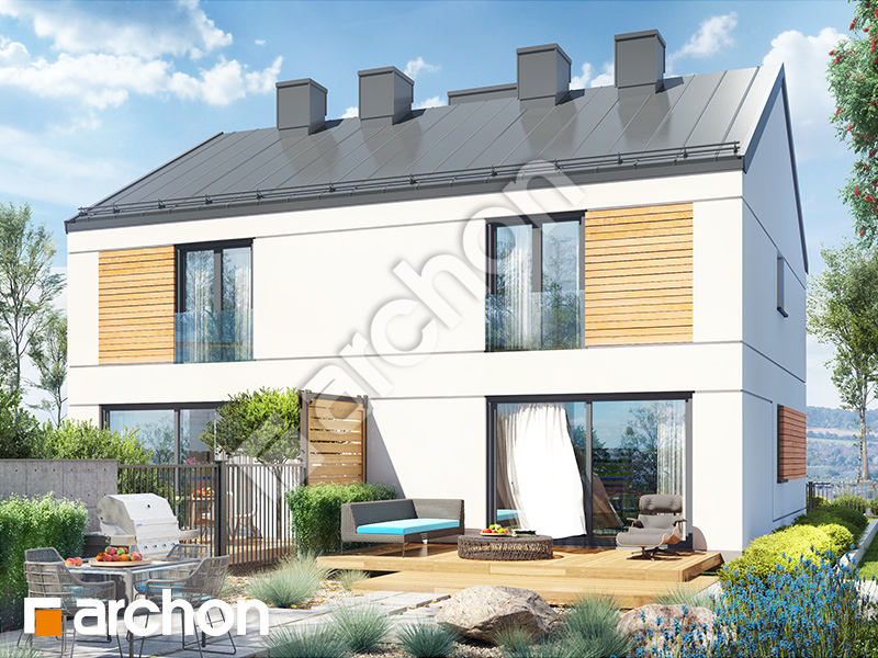 gotowy projekt Dom w tunbergiach (R2) widok 2