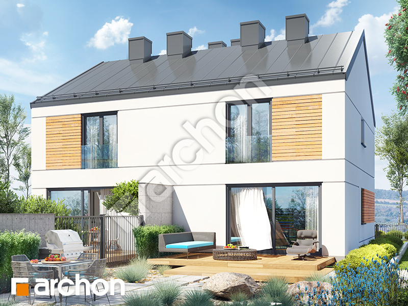 gotowy projekt Dom w tunbergiach (R2) widok 2