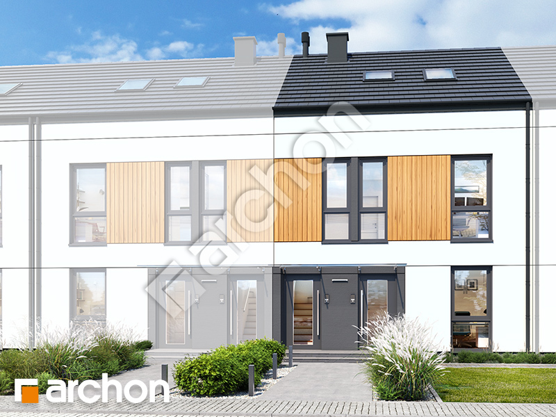 gotowy projekt Dom w bratkach 19 (R2SE) widok 1
