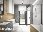 gotowy projekt Dom w calandivach (G2) Wizualizacja łazienki (wizualizacja 3 widok 2)