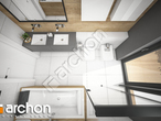 gotowy projekt Dom w calandivach (G2) Wizualizacja łazienki (wizualizacja 3 widok 4)