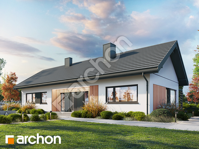 gotowy projekt Dom w kosaćcach 57 widok 2