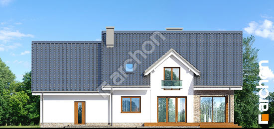 Elewacja ogrodowa projekt dom w srebrzykach g2 11d9934479ef3161bb953490f3411282  267