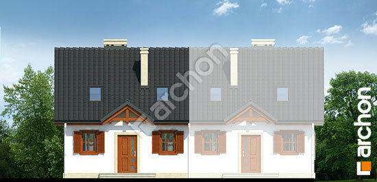 Elewacja frontowa projekt dom w borowkach b ver 2 309258521b359c10e8e5c8333a6f5c83  264