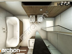 gotowy projekt Dom w żurawkach Wizualizacja łazienki (wizualizacja 1 widok 5)