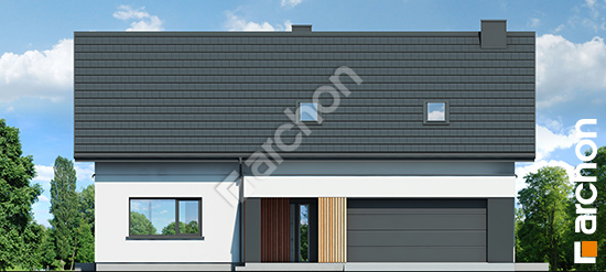 Elewacja frontowa projekt dom w perseach g2e 8a71b9393af44d4faa154dad6269f748  264