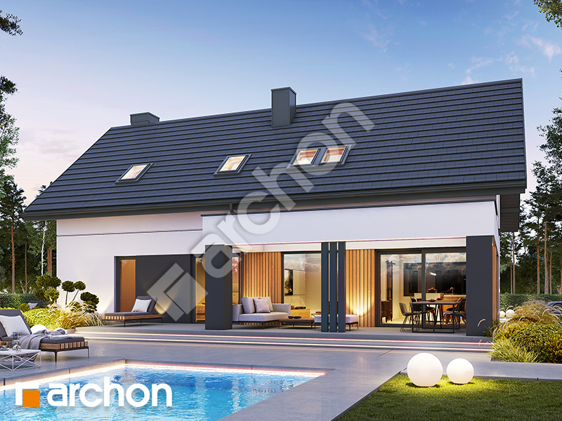 gotowy projekt Dom w perseach (G2E) widok 2