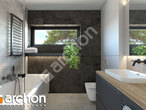 gotowy projekt Dom w narcyzach (B) Wizualizacja łazienki (wizualizacja 3 widok 2)