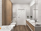 gotowy projekt Dom w przebiśniegach 22 (G2) Wizualizacja łazienki (wizualizacja 3 widok 2)