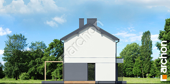 Elewacja boczna projekt dom w everniach 4 b ver 2 f67061d0b351acd7d03738005f86f3de  266