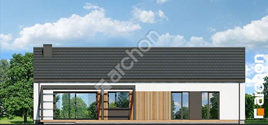 Elewacja ogrodowa projekt dom w fantazjach 2 e 6c2d58063796880a835736d96d486aef  267