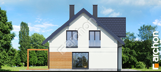Elewacja boczna projekt dom w balsamowcach 20 g2a 4119bfb8f75575f262a3acaf2f359e46  266