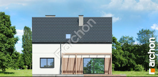 Elewacja ogrodowa projekt dom w wisteriach 8 n 3ea444786b066bea5973f2b893cfde27  267