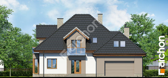 Elewacja frontowa projekt dom w nagietkach 2 n 9b2b57a72ecf84eb4de02862ff8d8999  264