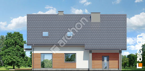 Elewacja ogrodowa projekt dom w idaredach 10 e031b0a60aada07f407d8e7d41283877  267