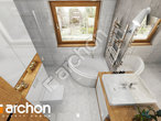 gotowy projekt Dom pod miłorzębem 7 (GR2) Wizualizacja łazienki (wizualizacja 3 widok 4)
