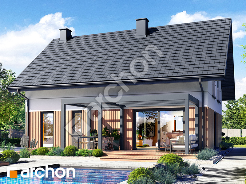 gotowy projekt Dom w lucernie 19 (GE) widok 2