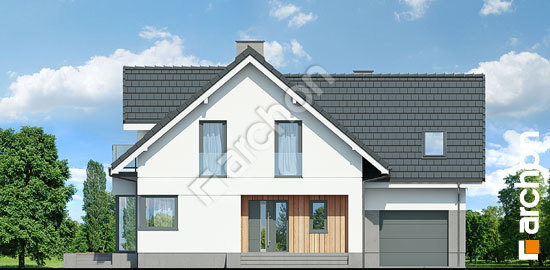 Elewacja frontowa projekt dom w rododendronach 27 4ab681ee2383539c99eb3d92e552a8bc  264