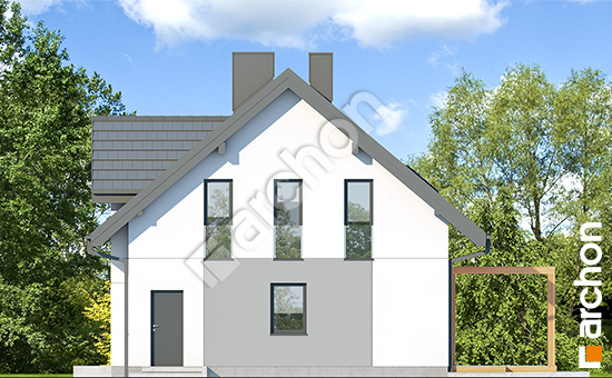 Elewacja boczna projekt dom w lucernie 21 97dca662a2dac93e98b19454f056208c  265