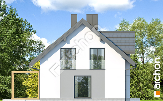 Elewacja boczna projekt dom w lucernie 21 d0628ebad140173afc377dcffec01114  266