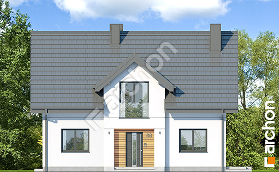 Elewacja frontowa projekt dom w lucernie 21 e7de3c37de9a5ae00e492f081e792d4b  264