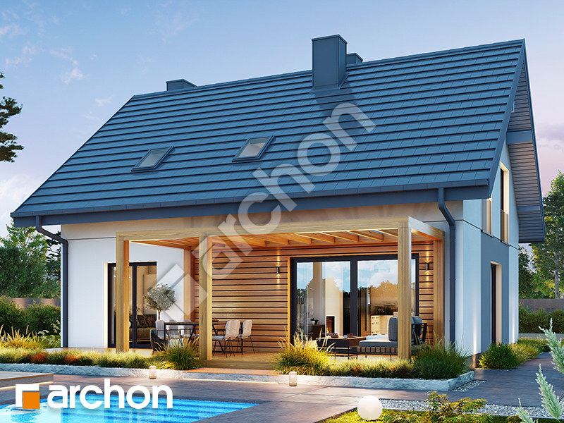 gotowy projekt Dom w lucernie 21 widok 2