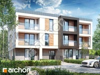 gotowy projekt Dom przy pasażu widok 1