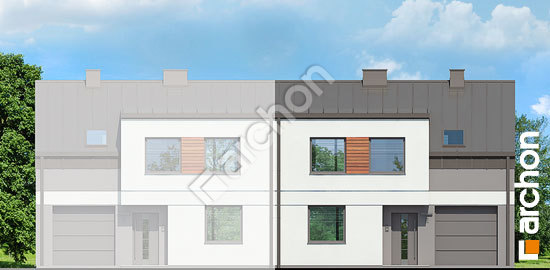 Elewacja frontowa projekt dom w bylicach 2 b 21129be95ca8280fecd41a5445465eba  264