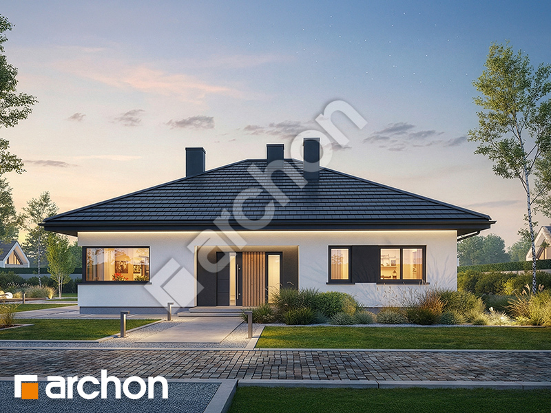 gotowy projekt Dom w przebiśniegach 29 