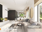 gotowy projekt Dom w renklodach 32 Strefa dzienna (wizualizacja 1 widok 1)