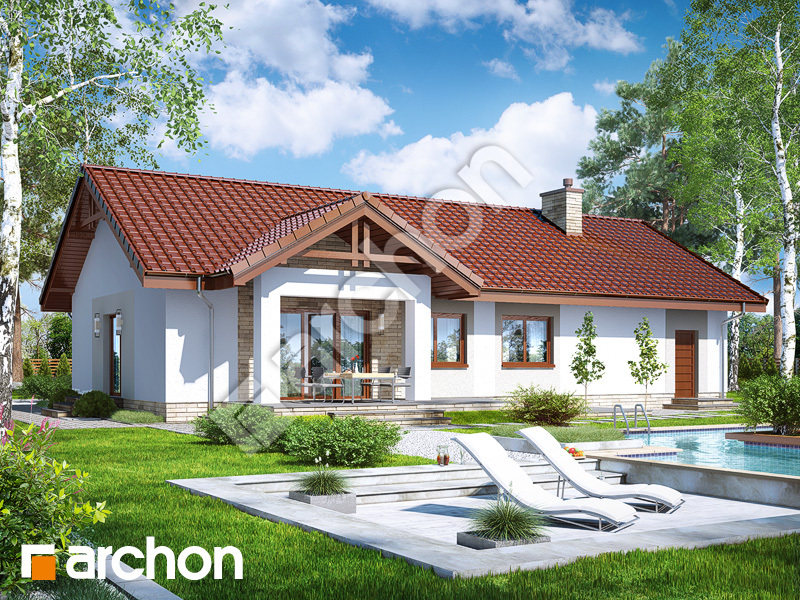 gotowy projekt Dom w leszczynowcach 3 widok 2