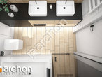 gotowy projekt Dom w gryce (G2) Wizualizacja łazienki (wizualizacja 3 widok 4)