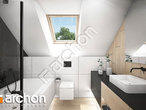 gotowy projekt Dom w gryce (G2) Wizualizacja łazienki (wizualizacja 3 widok 1)