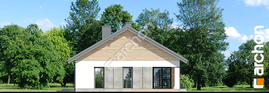 Elewacja ogrodowa projekt dom w modrzewnicy 3 21254173cafdb67c51c8bddd98df2667  267