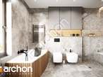gotowy projekt Dom w modrzewnicy 3 Wizualizacja łazienki (wizualizacja 3 widok 2)