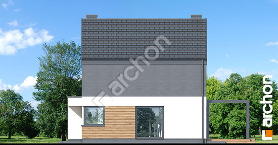 Elewacja boczna projekt dom w rododendronach 28 ac12b47cb13db6e1c9593ce39dcaae36  265
