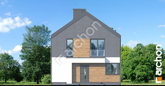 Elewacja frontowa projekt dom w rododendronach 28 2afb71790ce0ac687acdcd6ba1e26311  264