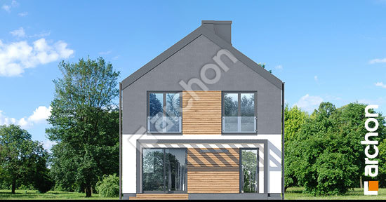 Elewacja ogrodowa projekt dom w rododendronach 28 cb6f50616b00388fc38a212ea30ad1f0  267